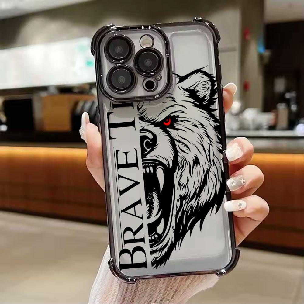 

Wolf Eagle Lion Bear Animal Phone Case For Xiaomi 15T 14T 13 Pro 15 F8 Ultra Poco X7 F7 Pro 5G X5 X6 F5 M7 Soft Shockproof Cover Xiaomi 13 Pro