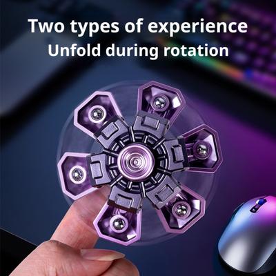 Fidget Spinner Toy Stress Anxiety Relief Teens Adults Extendable Armor Fingertip