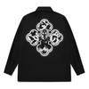 KAN6312 Kylb0128 Black Death Long Sleeve Shirt Black