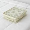 2Pcs PVC Clothes Quilt Storage Bag Large Capacity Foldable Blanket Sorting Bags Transparent with Handle Moving Packing Bag