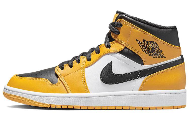 

Air Jordan 1 Mid Reverse Yellow Toe 554724-701 45