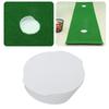 Putting Hole Cup ABS Portable Putting Practice Hole Cup Training Aid for Indoor Outdoor White