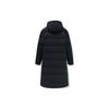 Anta Solid Color Long Hooded Down Jacket Men Outerwear Basic-Black 152241917-2