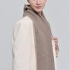 Dal Cashmere Herringbone Muffler Brown