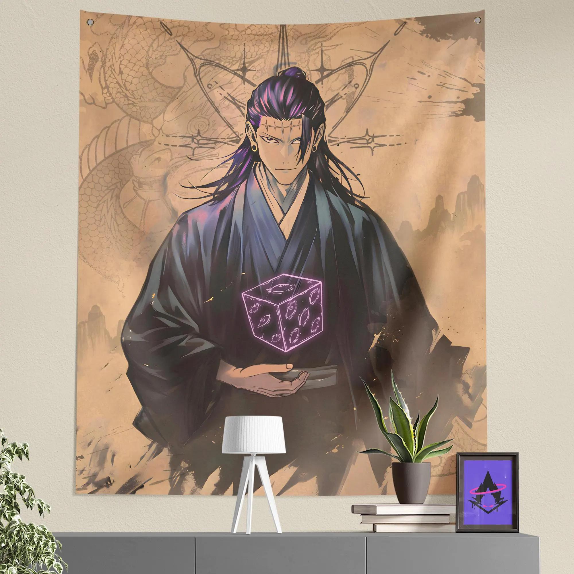 

Japanese Tokyo Jujutsu High Anime Wall Hanging Tapestry Prison Realm Printed Anime Tapestries for Decor Anime Gifts Room Decor 74x94cm(29x37in)