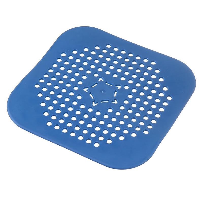 Square Silicone Anti-Odor Floor Drain Stopper for Bathroom and Toilet