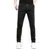 Men's Stretchy, Quick-drying Athletic Pants With Drawstring Waist, Casual Long Trousers, And Six Pocket Design, Suitable For Hiking.