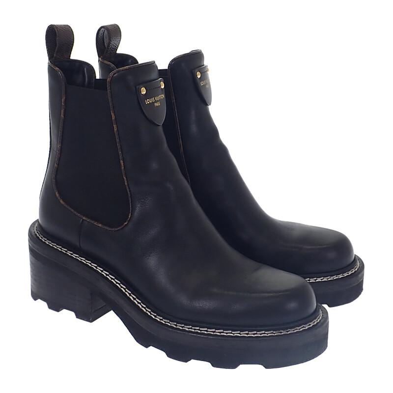 Louis Vuitton 1A8947 36 Boots Black Calfskin Women