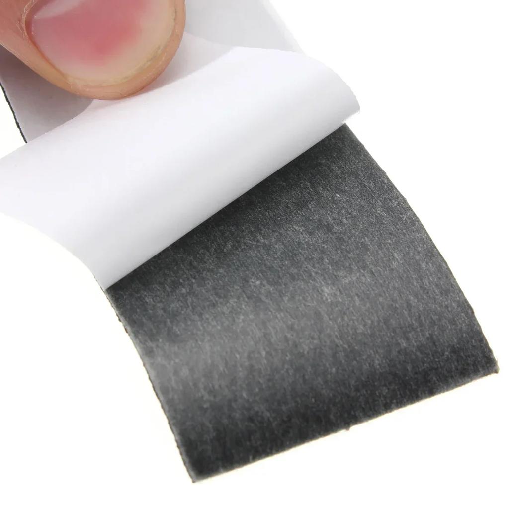 Foam Grip Tape Stickers 12PCS Black Wooden Fingerboard Deck Uncut Tape Stickers