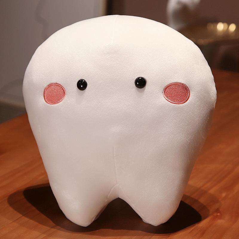 

Creative care tooth modeling pillow plush toy cartoon tooth doll baby love tooth doll friend gift 25cm(0.16