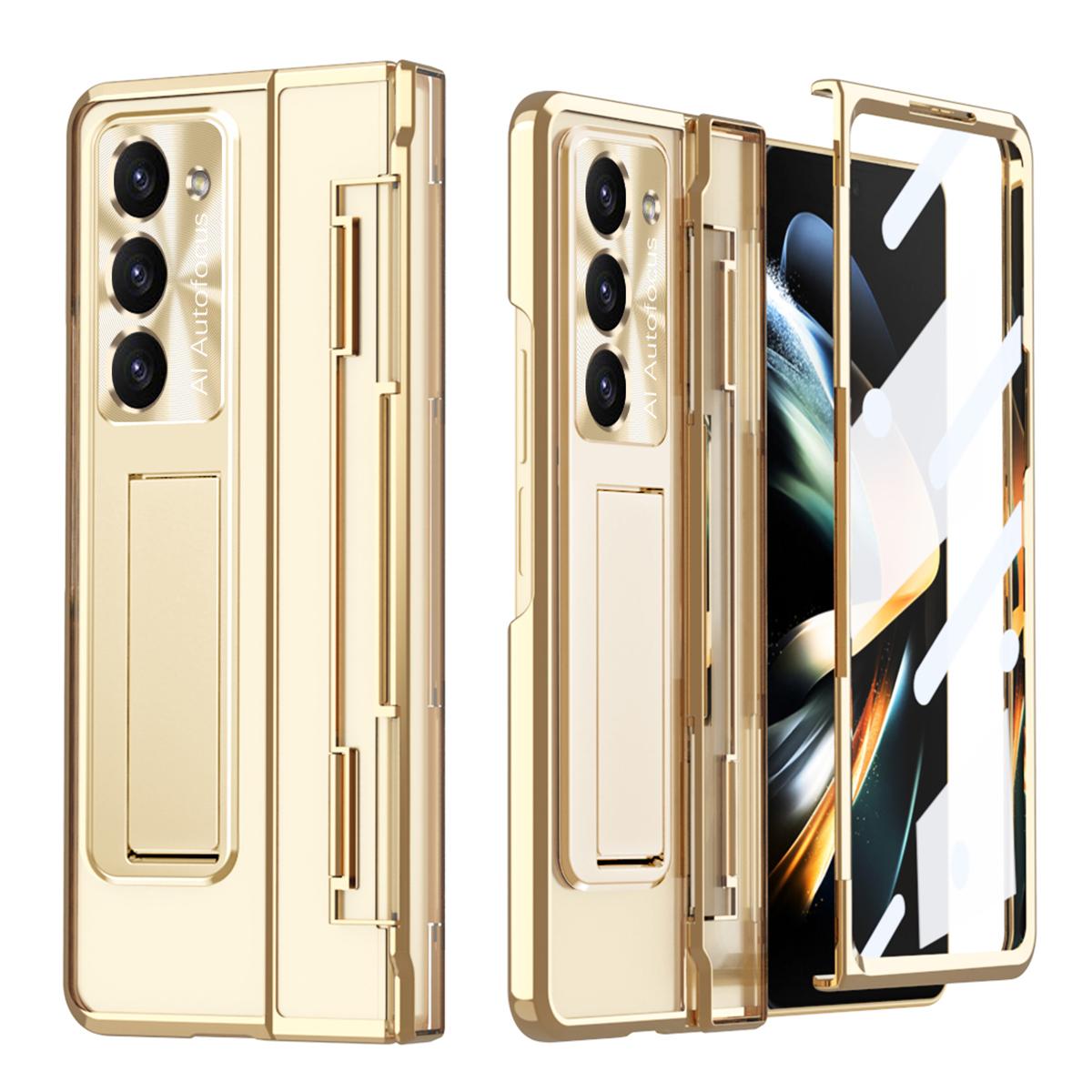 

For Samsung Galaxy Z Fold5 5G Kickstand PC Case Shockproof Folding Phone Cover Black