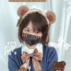 Original Lolita Cute Headband Ear Warm Multi-purpose Headband Bear Ear Earmuffs Earmuffs Autumn and Winter Warm