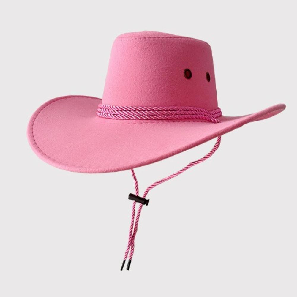 Women Men Western Cowboy Hats Felt Hat Fedora with Upturned Brim and Faux Silver Accents Wide Brim Fedoras Hat Ethnic Style