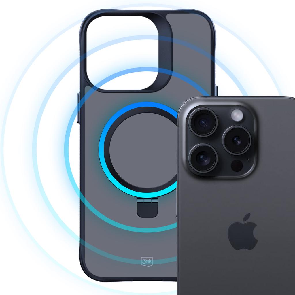 Apple iPhone 13 pro max - 3mk Smoke Case Mag&Stand