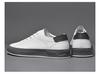 Men's Low-Top White Cowhide Sneakers - Versatile Casual Youth Style for Spring and Autumn