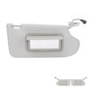 Sun Visor Replacement with Mirror and Makeup Light Stylish Grey Effective Sun Shielding Visor Board 
