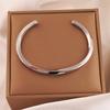 Titanium Steel  Mobius Open Stainless Steel  Women's High Sense Couple Fashion Trend  Jewelry