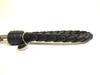Authentic BOTTEGA BENETA Intrecciato Black Leather Key Chain Key Holder #a707  Refurbished