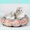 Pet Bed Round Dog Cat Cushion With Pp Cotton For Allseason Comfort