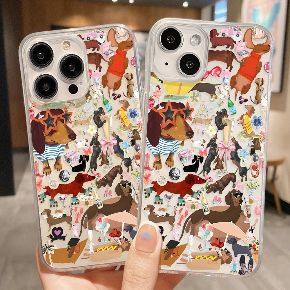 Acrylic Phone Case for iPhone 11 12 13 14 Pro 12 14 16 Pro Max for Samsung A16 A36 A56 S24 FE High-quality Painted Anti-fall Mobile Phone Case