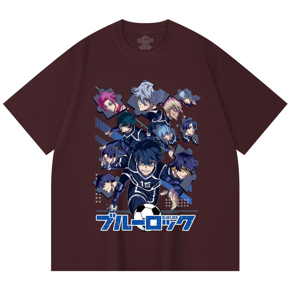 

230 Gsm 100% Cotton Blue Lock V1 Print Unisex Heavy Cotton T Shirt 2XL