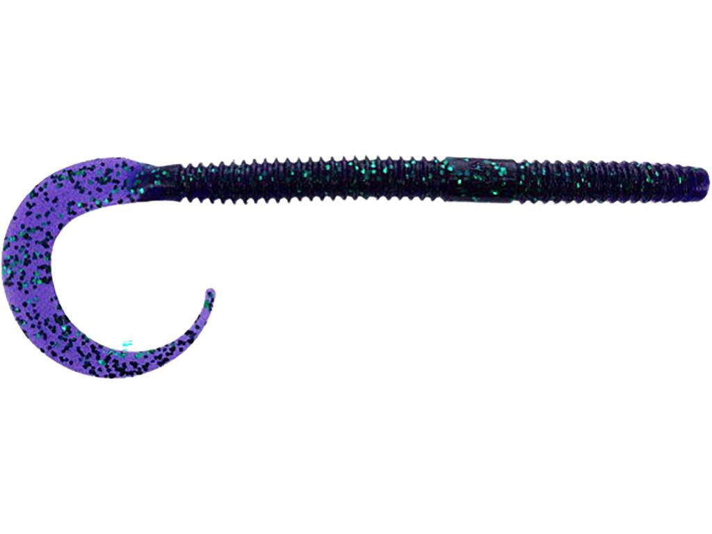 YAMAMOTO YAMAMOTO BAITS Ichiworm 10inch No.213 Purple Emerald Flake (Junbug)