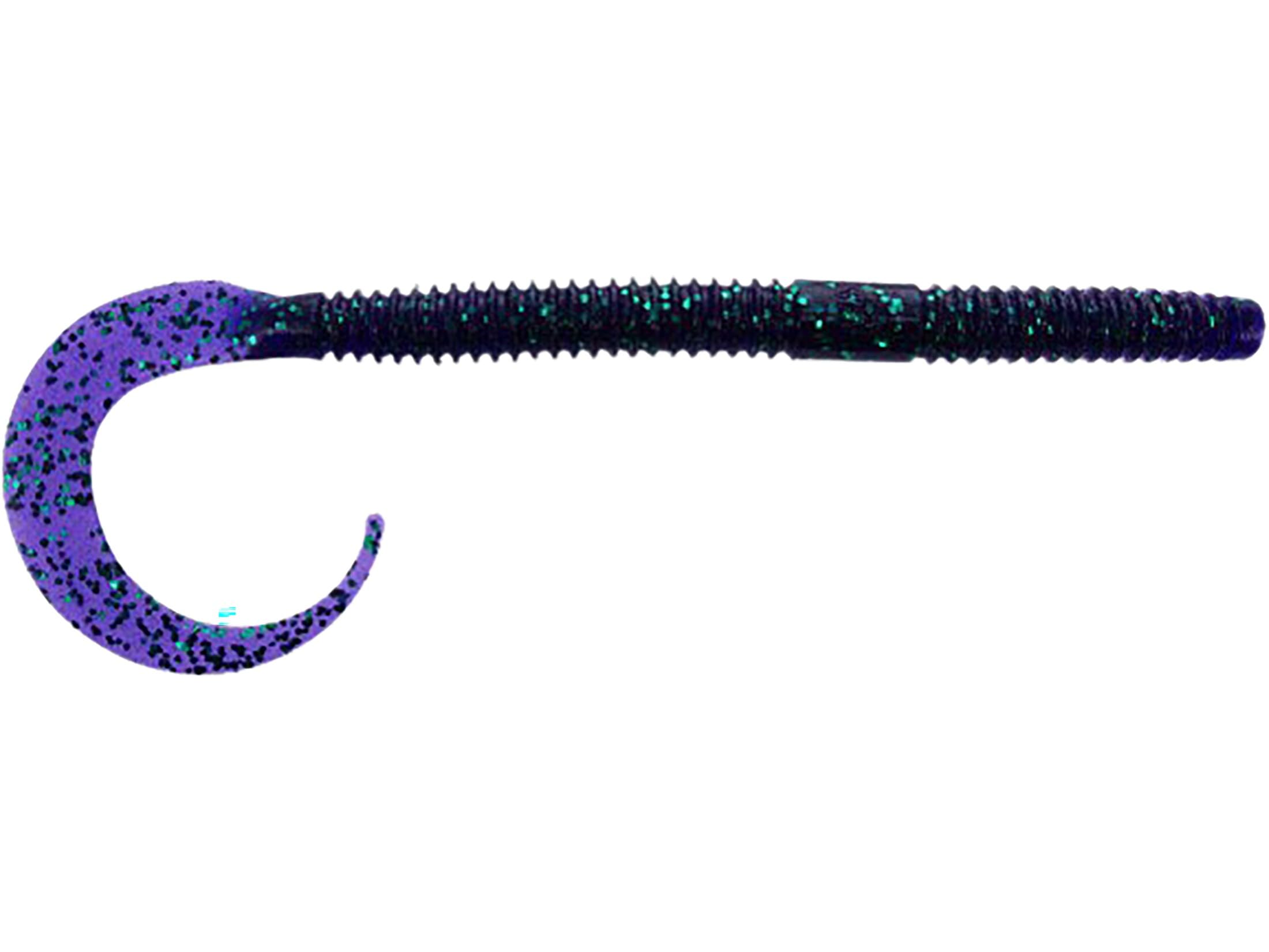 YAMAMOTO YAMAMOTO BAITS Ichiworm 10inch No.213 Purple Emerald Flake (Junbug) 10inch