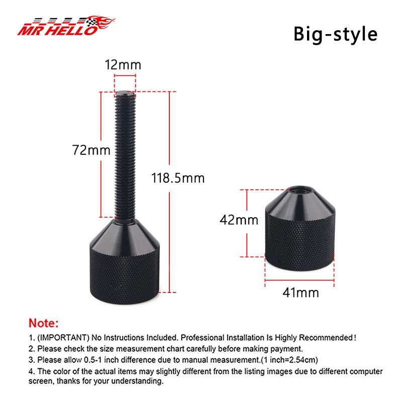 4 Pcs Aluminium Flange Two Hole Pins 1-1/8” Two Hole Alignment Pins 1-5/8” Detachable Flange Double Hole Pins