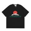 Grenzüberschreitend auf Lager exklusiv Casablanca Doppelgaze reine Baumwolle Unisex T-Shirt Hip-Hop lässig Kurzarm locker Rundhals
