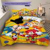 3pcs Sonic, Tails Cover Set, 1 Cover + 2 Pillowcases (No Insert), Bedding for All Seasons, Bedding,Bedroom Decor yy250922031