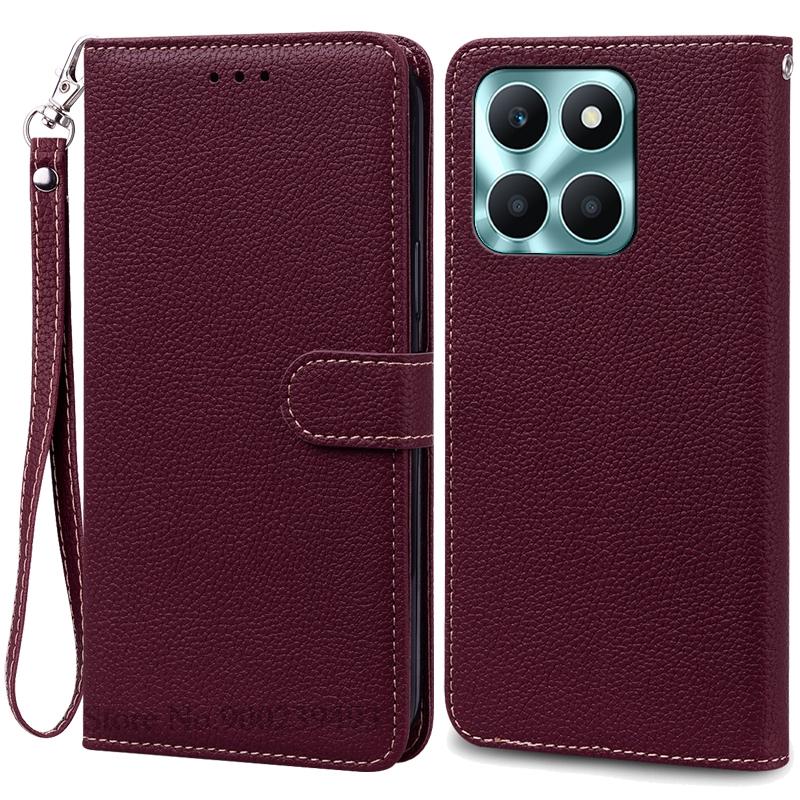 For Honor X6B Case Leather Flip Wallet Case For Honor X6B Phone Case Book Cover For Honor X6B Housing Coque Fundas