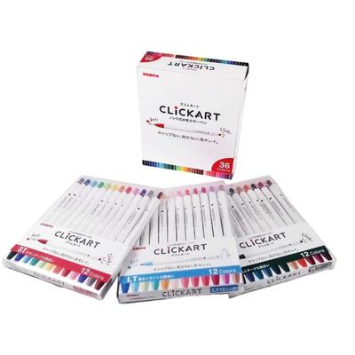 Zebra Pen Clickart 36 Color Set Water-based WYSS22-36C