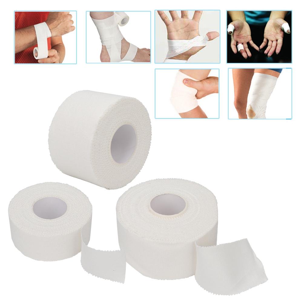 White Picot Edge Sports Tape First Aid Strap Band Finger Ankle Care Bandage Tape