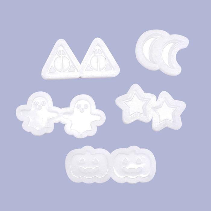 5 mini moules pour bijoux Mystique