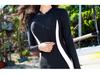 One-Piece UV Protection Swimsuit with Rash Guard