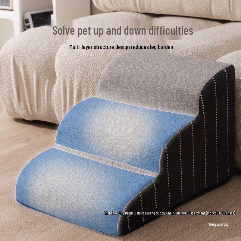 Pet Bedside Stairs for Dogs and Cats - Climbing Ladder