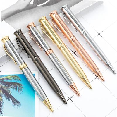 1 Piece Ballpoint Pen School Office Supplies Stationery Office Fashion Cute Gear Grid Gift Metal Nurse Pen