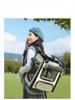 Portable Bird Backpack: Breathable, Water-Repellent, Scratch & Bite-Resistant with Metal Mesh for Parrots, Cockatiels, and Monks
