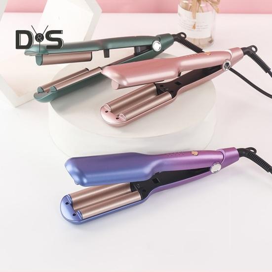 25/32MM Egg Roll Curling Iron 5 Temperature Adjustable French Wave Hair Curler Quick Heating Electric Hair Crimper Waver Women Wavy Hair Curling Wand