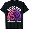 Domestic Violence and Breast Cancer Awareness Unisex T-Shirt
