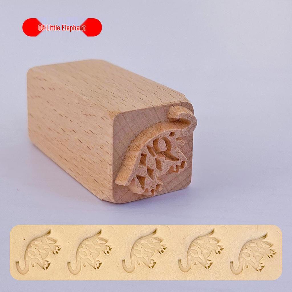 16-Piece Handcrafted Solid Wood Stamps for Clay Sculpting and Cartoon Mooncake Textures