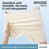 Women's Spring and Summer New Jacquard Ice Silk 2 In 1 Pure Cotton Crotch Peach Hip Anti Wear Safety Underwear