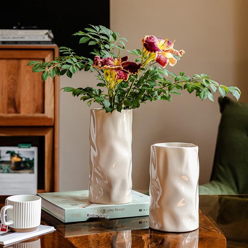 Modern Ice Crack Ceramic Flower Vase