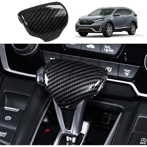 for CRV 2017-2022 Rear Air Condition Vent Outlet Cover Trim Sticker, Carbon Fiber Grain Style Interior Decorative Panel Frame Accessories for Honda