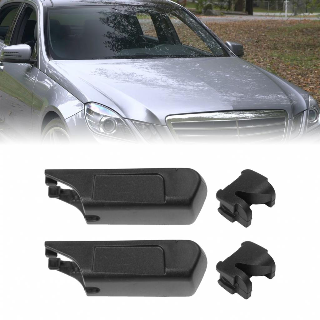For Mercedes Windshield Wiper Cover Set for Models W176 W246 Vito W447 Black