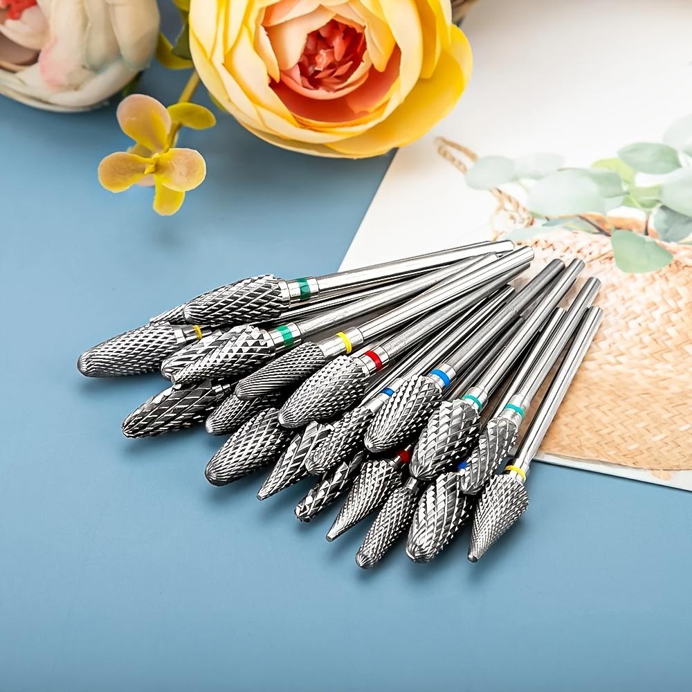 1 Pc Tungsten Carbid Nail Drill Bits Electric Manicure Drill Accessory Milling Cutters for Nail Gel Polish Remover Nail Tools