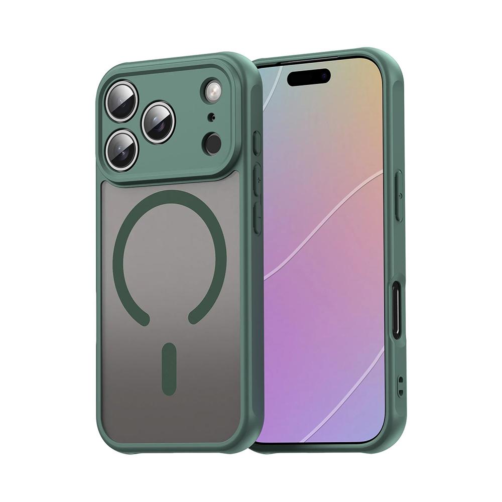 

Magnetic Matte Translucent Case For iPhone 17 Air 16 16e 15 14 Plus 13 12 11 Pro Max Phone Magsafe Wireless Charger Hard Cover iPhone 11