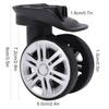 1 Pair Luggage Suitcase Wheels, Trunk Wheels, Luggage Wheel Spare Part Universal Wheel Replacement Luggage Suitcase Wheels for Luggage Suitcase