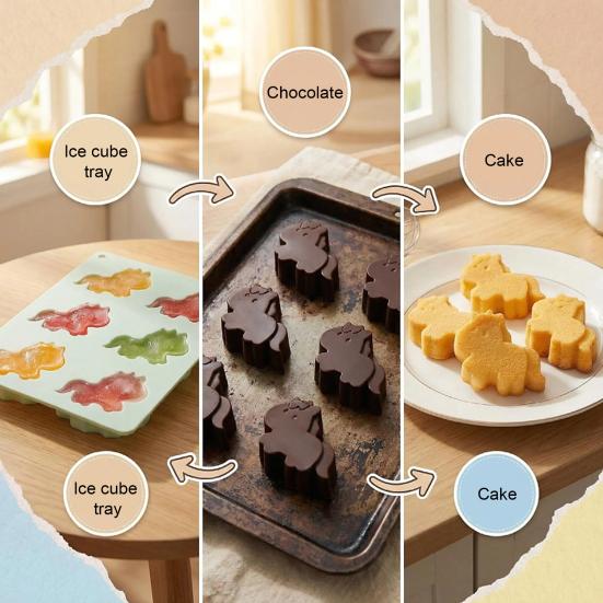 Hästisbitsform Återanvändbar cocktailisbricka Flexibel Livsmedelsgodkänd Silikon 3D-hästform Roliga Dryckestillbehör för Whiskey Kaffe Festdrycker