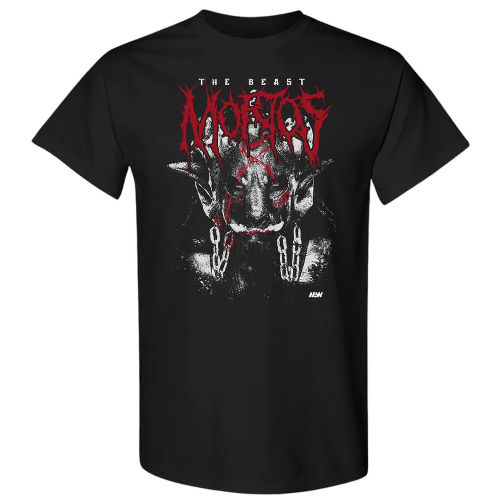 The Beast Mortos  Unleashed AEW Official TShirt Unisex T-Shirt M